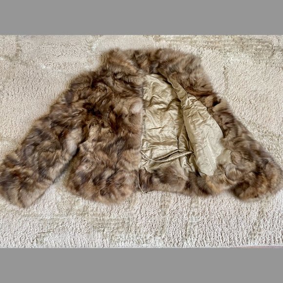 Brand New Reversible Golden Sable Fur Jacket made in Italy - Picture 5 of 16